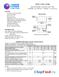 Datasheet UF3J manufacturer Transys 