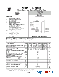 Datasheet AES1B manufacturer TSC