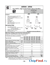 Datasheet AR50D manufacturer TSC