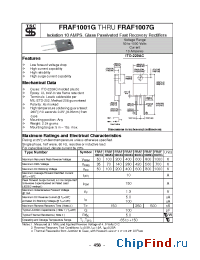Datasheet FRAF1002G manufacturer TSC