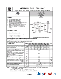 Datasheet GBU1004 manufacturer TSC
