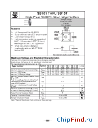 Datasheet SB102 manufacturer TSC