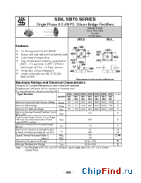 Datasheet SB607 manufacturer TSC