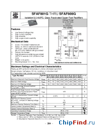 Datasheet SFAF804G manufacturer TSC
