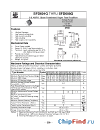 Datasheet SFD602G manufacturer TSC