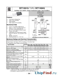 Datasheet SFF1602G manufacturer TSC