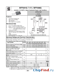 Datasheet SFF503G manufacturer TSC