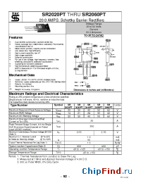Datasheet SR2050PT manufacturer TSC