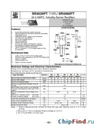 Datasheet SR4020PT manufacturer TSC