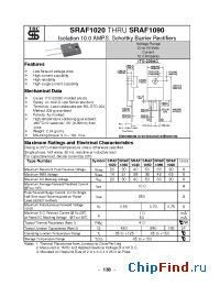 Datasheet SRAF1030 manufacturer TSC