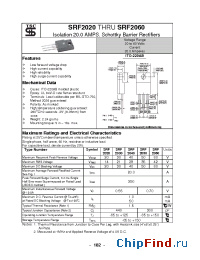 Datasheet SRF2030 manufacturer TSC