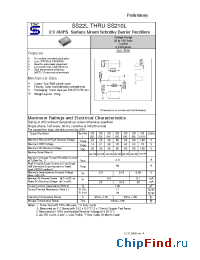 Datasheet SS22L manufacturer TSC