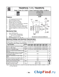 Datasheet TS25P03G manufacturer TSC