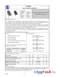 Datasheet TS2902CD14 manufacturer TSC