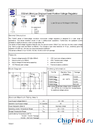 Datasheet TS2937CM3.3 manufacturer TSC