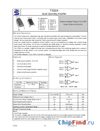 Datasheet TS324CD manufacturer TSC