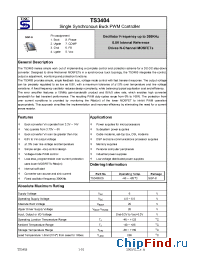 Datasheet TS3405 manufacturer TSC