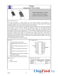 Datasheet TS494CD manufacturer TSC