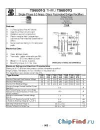 Datasheet TS6B01G manufacturer TSC