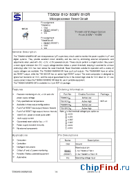 Datasheet TS809CXB manufacturer TSC
