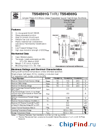 Datasheet TSS4B03G manufacturer TSC