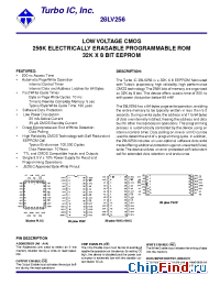 Datasheet 28LV256C-6 manufacturer Turbo IC
