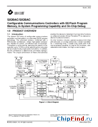 Datasheet SX20AC/SS manufacturer Ubicom