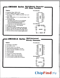 Datasheet UM3481AH manufacturer UMC