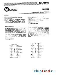 Datasheet UM3750AM manufacturer UMC