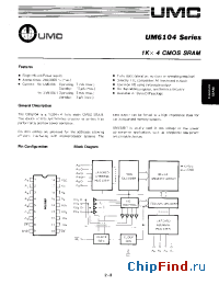 Datasheet UM6104-1 manufacturer UMC