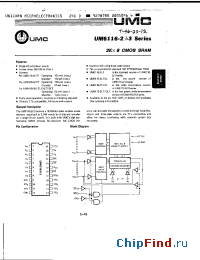 Datasheet UM6116-2LT manufacturer UMC