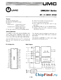 Datasheet UM6264M-10L manufacturer UMC
