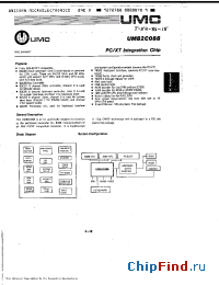 Datasheet UM82C088 manufacturer UMC