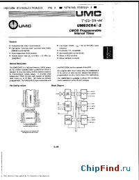 Datasheet UM82C54-2 manufacturer UMC