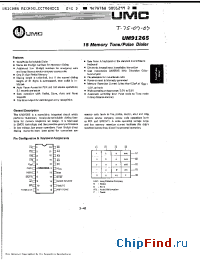 Datasheet UM91265 manufacturer UMC