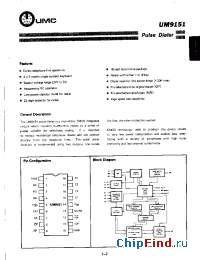 Datasheet UM9151 manufacturer UMC