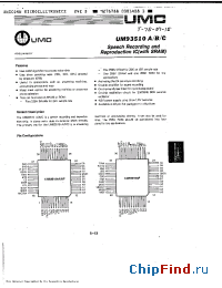 Datasheet UM93510 manufacturer UMC