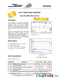 Datasheet CHA4042-99F manufacturer UMS