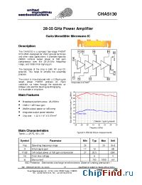 Datasheet CHA5130-99F/00 manufacturer UMS