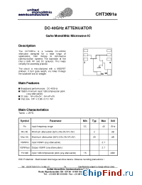 Datasheet CHT3091A manufacturer UMS