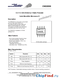 Datasheet CND2050 manufacturer UMS