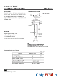 Datasheet MID-18A22 manufacturer UOT