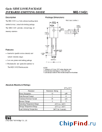Datasheet MIE-114G1 manufacturer UOT