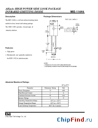 Datasheet MIE-114H4 manufacturer UOT