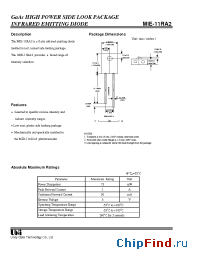 Datasheet MIE-11RA2 manufacturer UOT