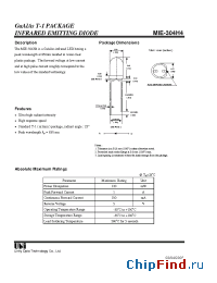 Datasheet MIE-304H4 manufacturer UOT