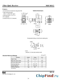 Datasheet MOF-R3C2 manufacturer UOT