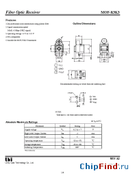 Datasheet MOF-R3K3 manufacturer UOT