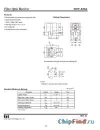 Datasheet MOF-R3K4 manufacturer UOT