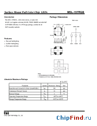 Datasheet MSL-157RGB manufacturer UOT